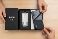 جعبه‌گشایی پوکو F7 مشکی
