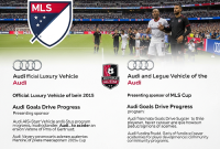 آئودی به همکاریش با لیگ برتر فوتبال آمریکا (MLS) ادامه میده